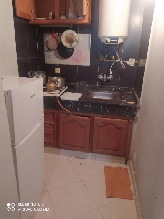 Kuchyň nebo kuchyňský kout v ubytování N43 Residence Amine