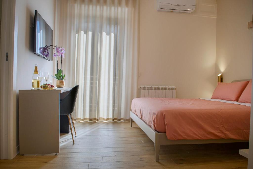 Postel nebo postele na pokoji v ubytování Incantevole Valle
