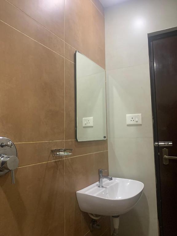Koupelna v ubytování Hotel Greenlife