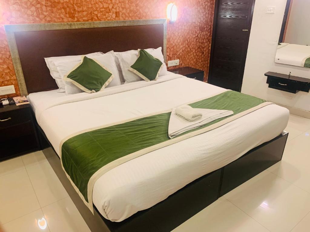 Postel nebo postele na pokoji v ubytování Hotel Greenlife