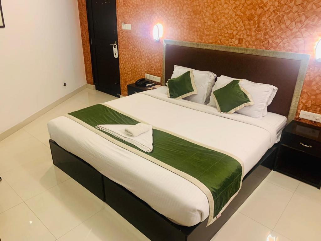Postel nebo postele na pokoji v ubytování Hotel Greenlife