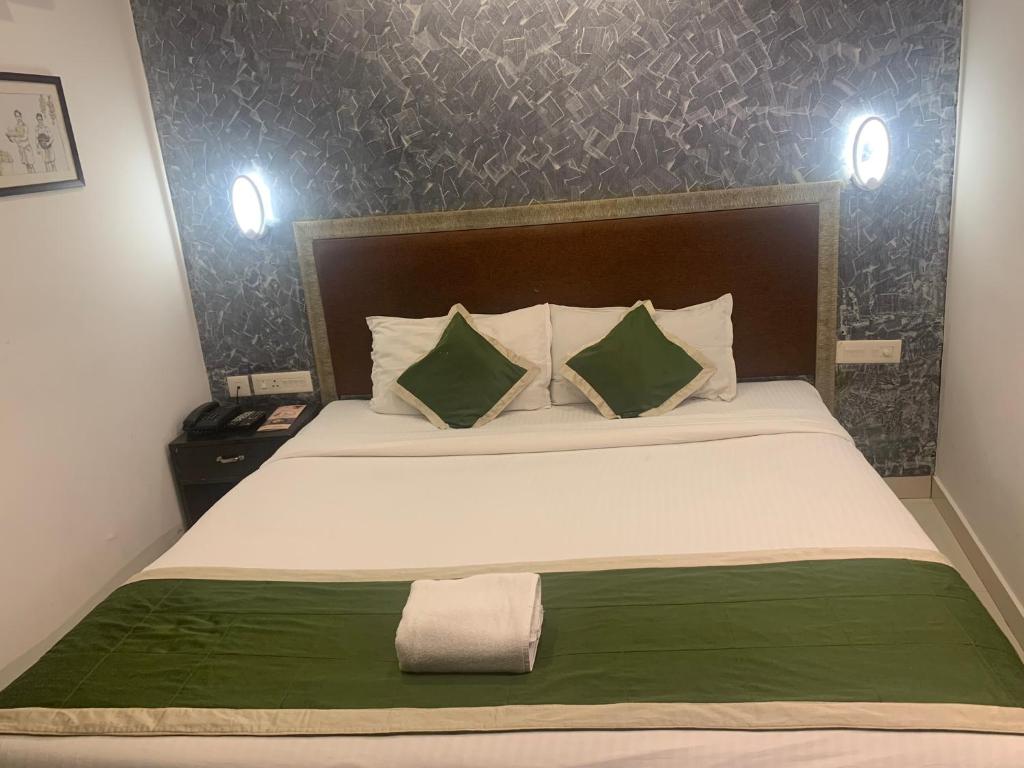 Postel nebo postele na pokoji v ubytování Hotel Greenlife