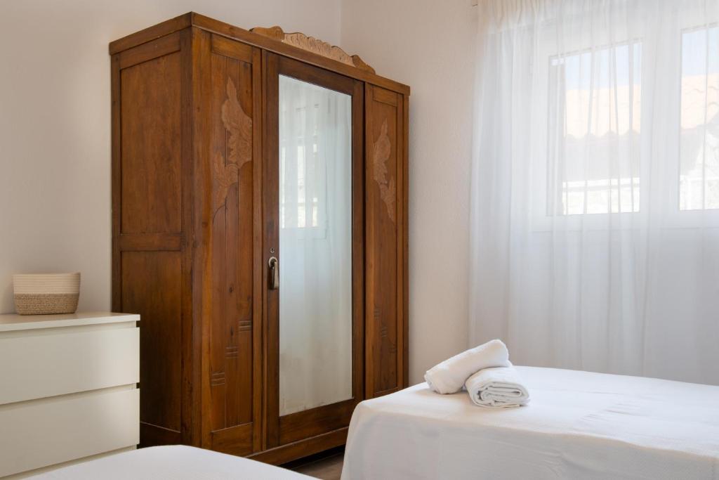 Postel nebo postele na pokoji v ubytování Vive Mar Paxos