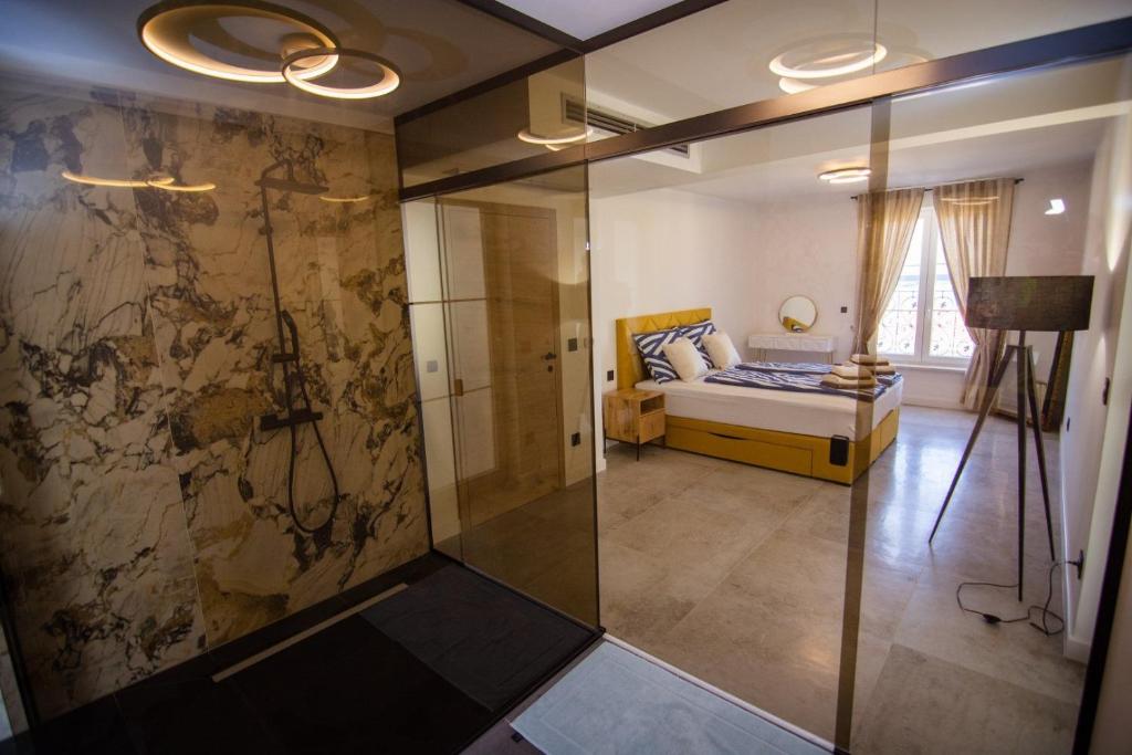 Postel nebo postele na pokoji v ubytování Rooms Salvia
