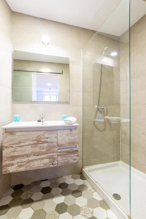 Kúpeľňa v ubytovaní Urbe10 Plaza de la Constucion Premium Loft
