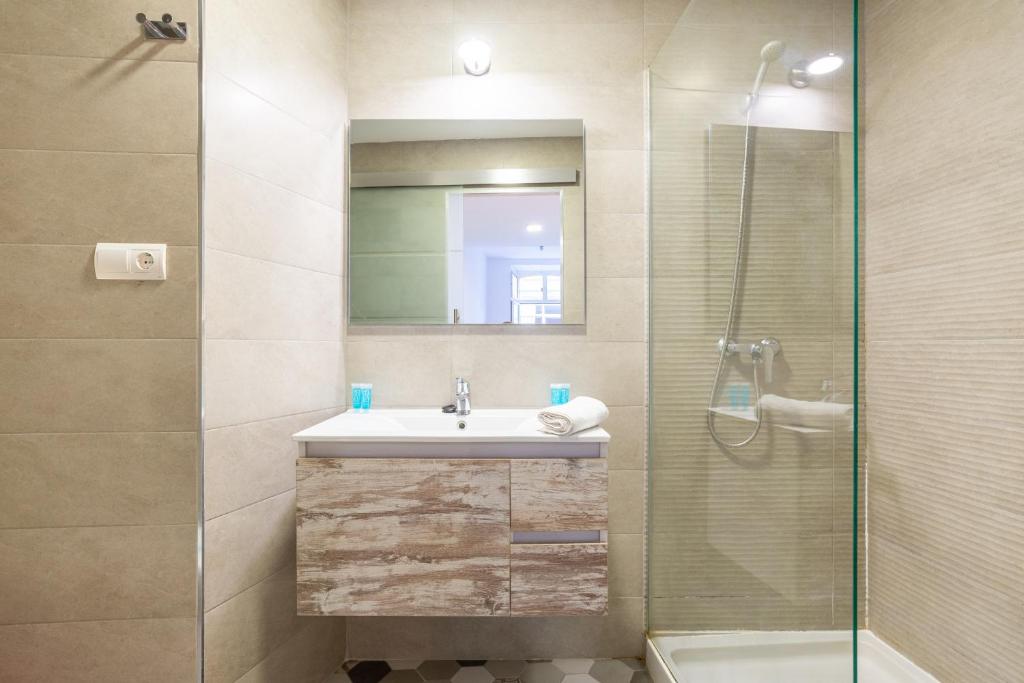 Kúpeľňa v ubytovaní Urbe10 Plaza de la Constucion Premium Loft