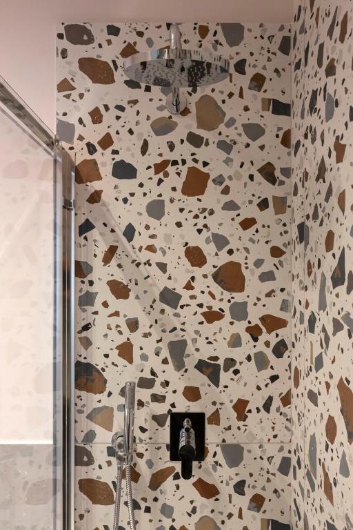 A bathroom at bilocale Aleardi