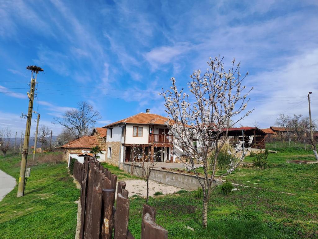The building in which a vendégházakat is located