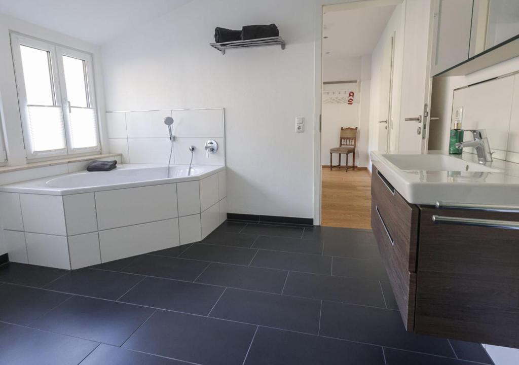Koupelna v ubytování Residenz Kirchberg