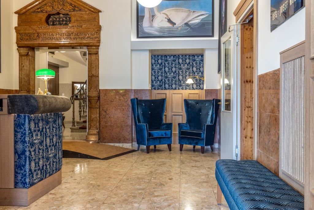 Area soggiorno di Seehotel Schwan