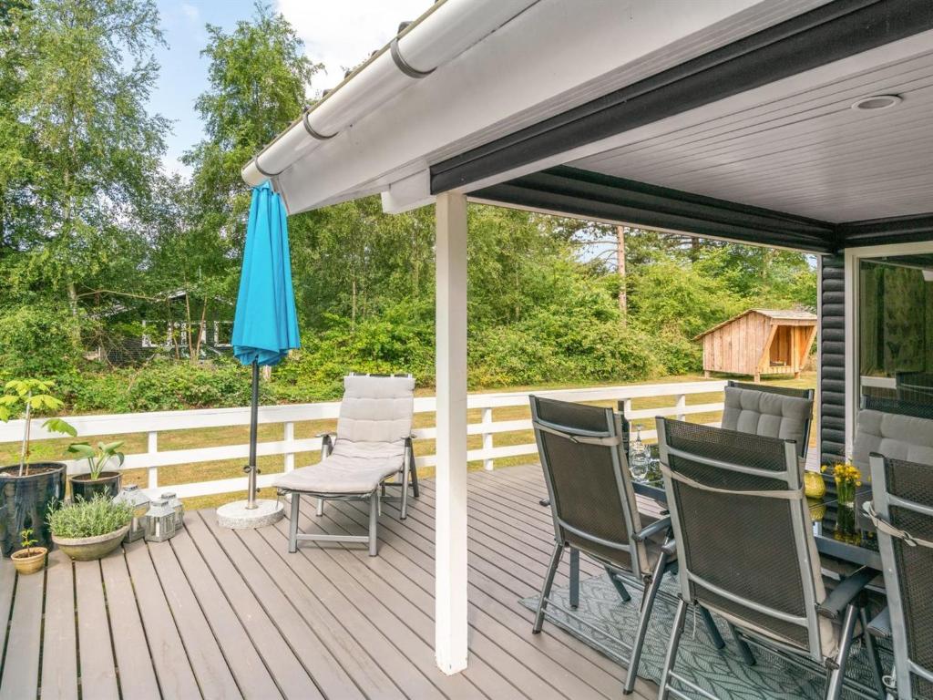 Balkón nebo terasa v ubytování Holiday Home Giertrud - 500m from the sea by Interhome