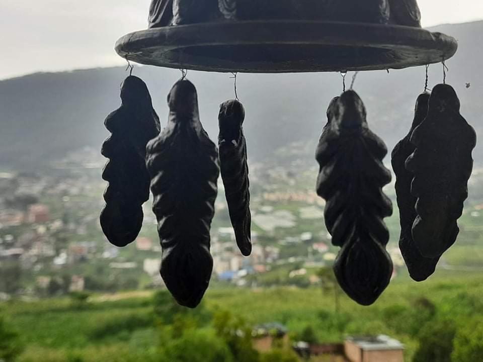 Nespecifikovaný výhled na hory nebo výhled na hory při pohledu z hotelu