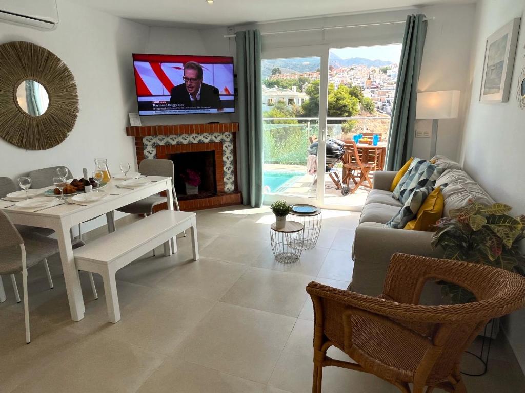 Posedenie v ubytovaní Nerja Paradise Rentals - Villa Encanto