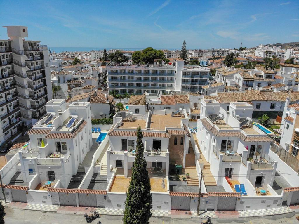 Výhľad na mesto Nerja alebo výhľad na mesto priamo z vily