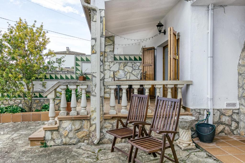 Balkón nebo terasa v ubytování Olivera