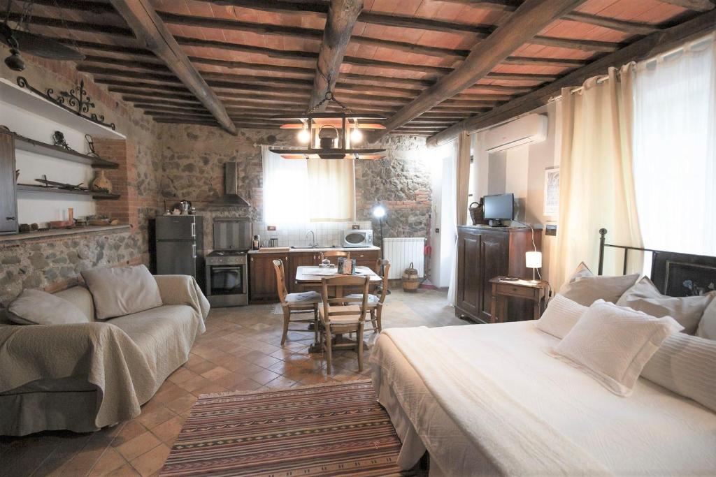 Agriturismo Borgo di Campagna Il Tesoro - Appartement Avec Vue Sur Jardin