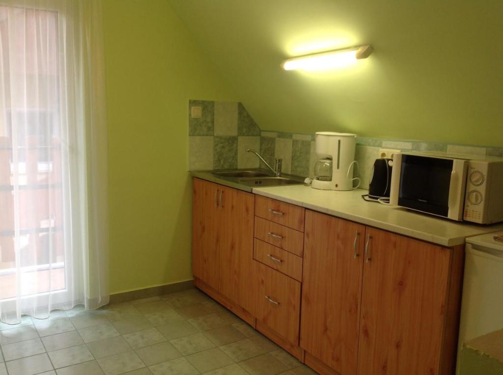 Kuchyňa alebo kuchynka v ubytovaní Apartment Villa Attila