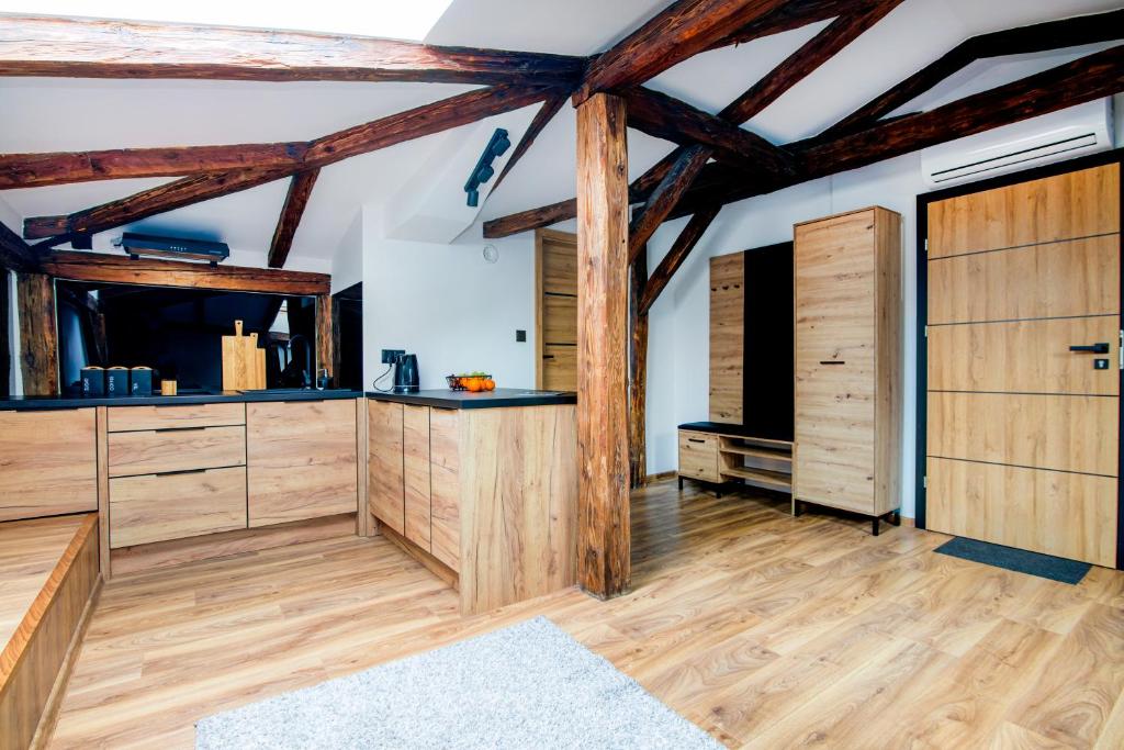 Kuchyňa alebo kuchynka v ubytovaní VIP Apartamenty