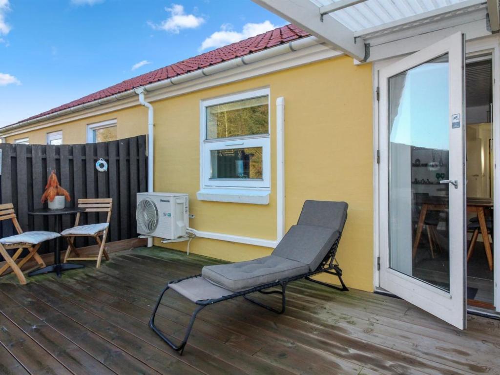 Balkón nebo terasa v ubytování Apartment Oddi - 900m from the sea by Interhome