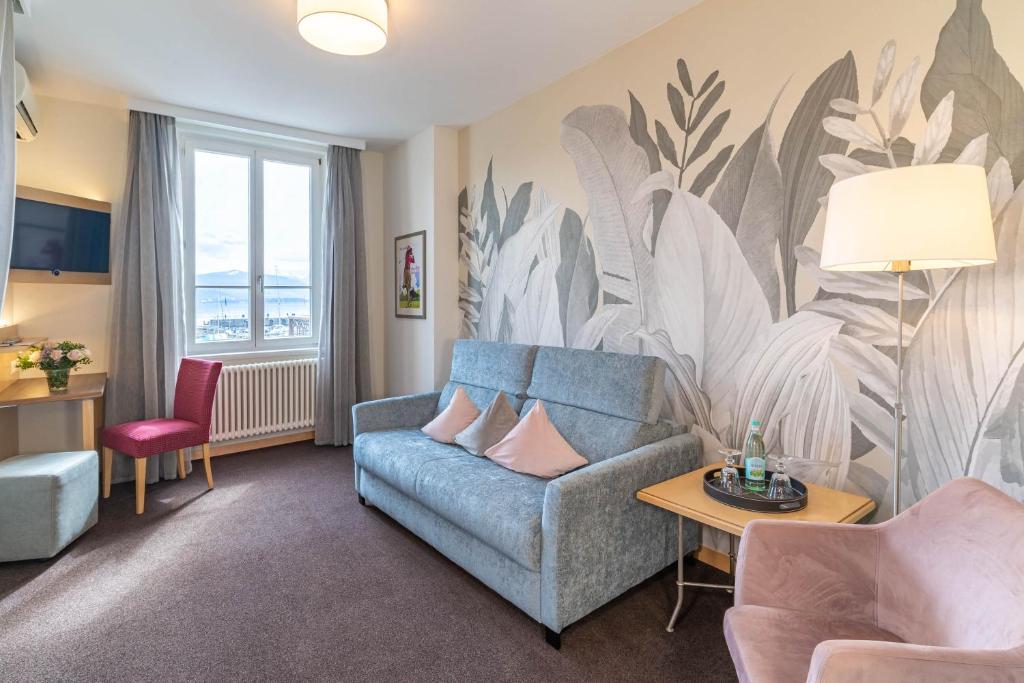 Posezení v ubytování Apartment Hotel Schreier