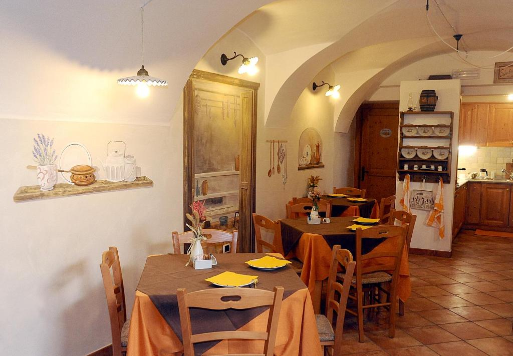 Kuchyň nebo kuchyňský kout v ubytování Room & Breakfast Cà mea Dina