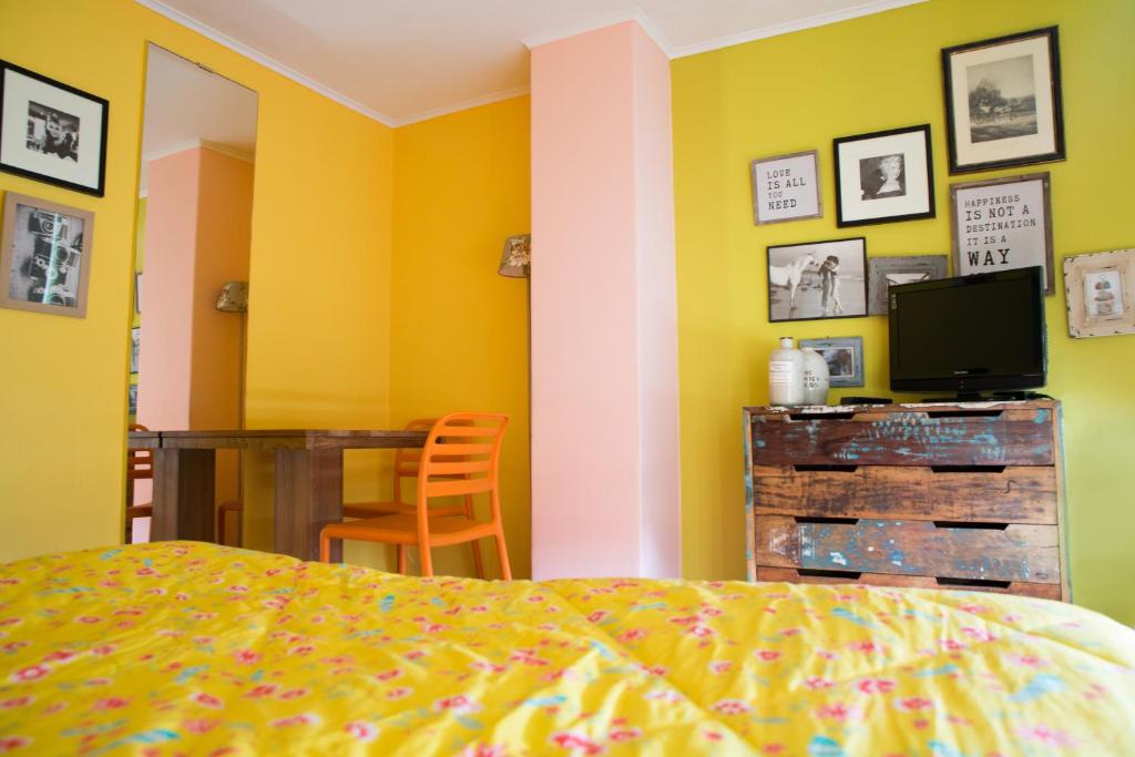 TV a/nebo společenská místnost v ubytování Hotel Domburg4you