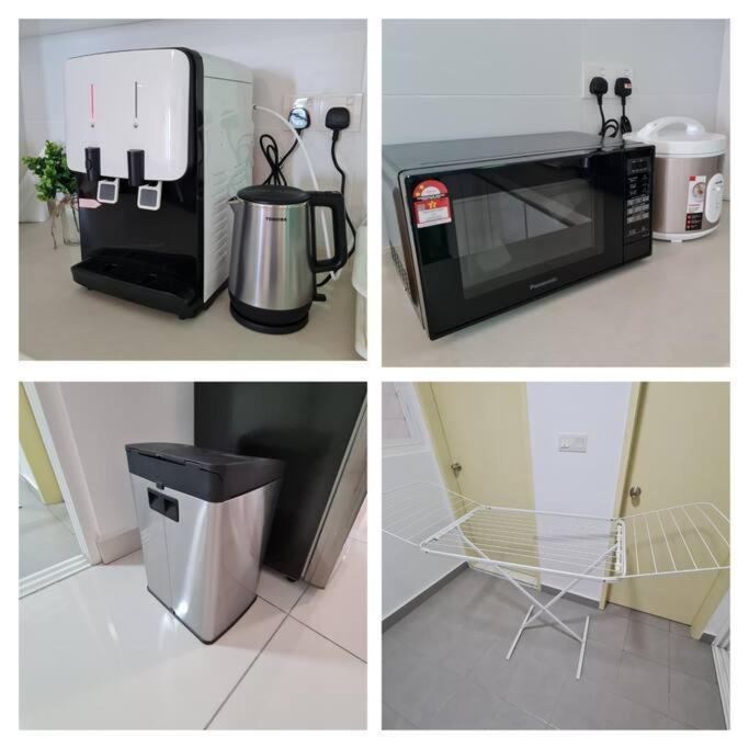 Kuchyň nebo kuchyňský kout v ubytování Impiria Residensi #Link Aeon Mall Klang 4BR3Bath