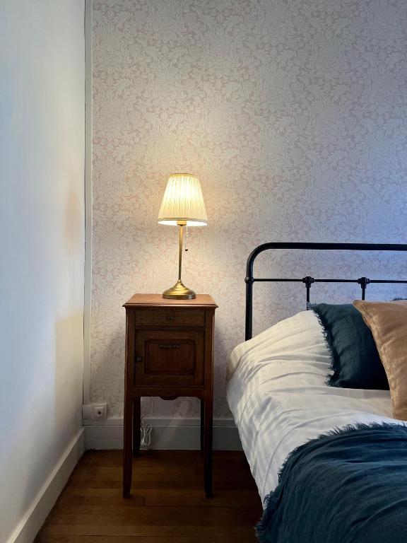 Posteľ alebo postele v izbe v ubytovaní La maison de la tour