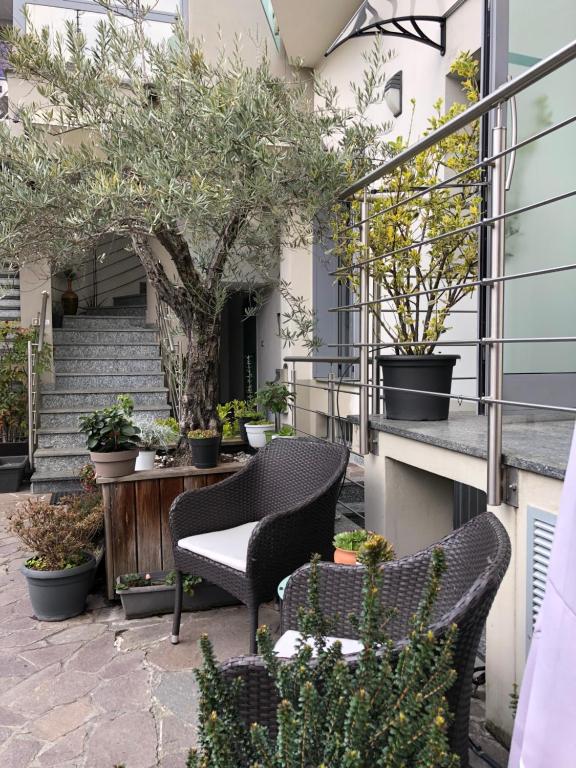 Balkón nebo terasa v ubytování BE HOME Fiera