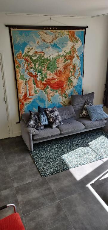 Postel nebo postele na pokoji v ubytování LOGEMENT DE SCHOOL Middelburg