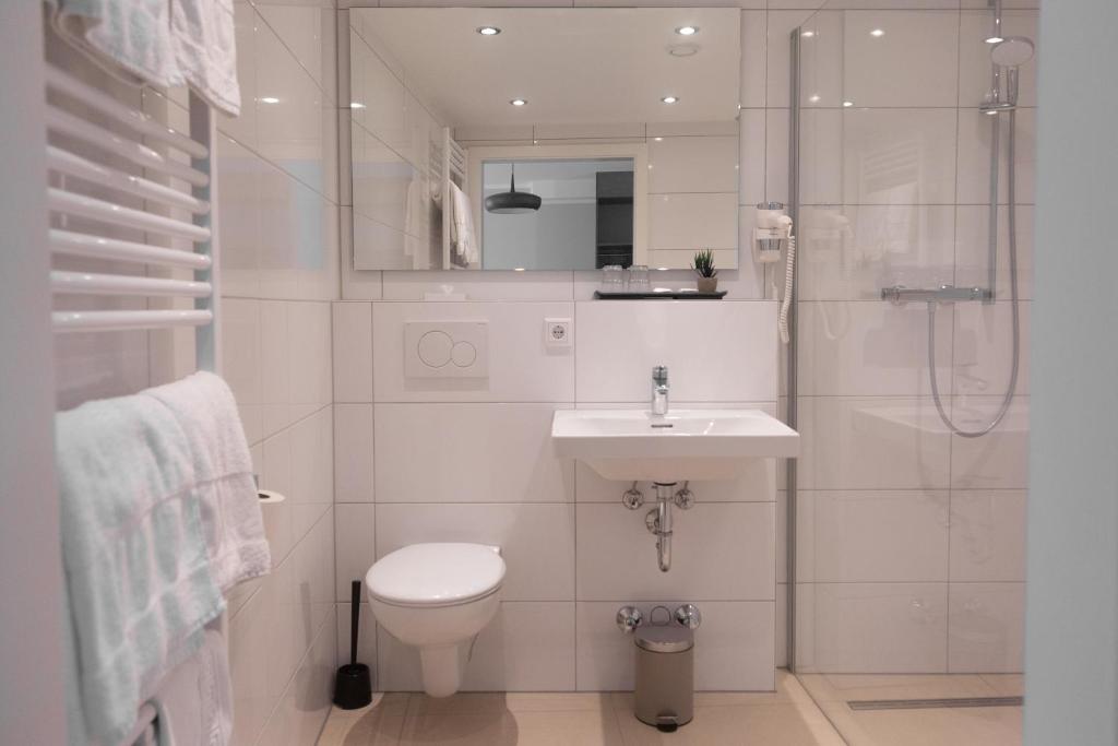 Koupelna v ubytování Hotel Herrnbrod & Ständecke