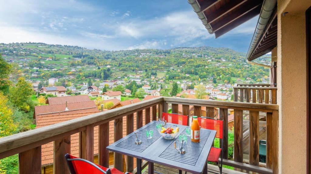 Výhľad na hory alebo výhľad na hory priamo z apartmánu