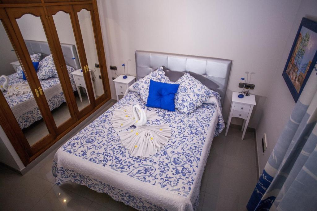 Postel nebo postele na pokoji v ubytování Hotel Bajamar Centro