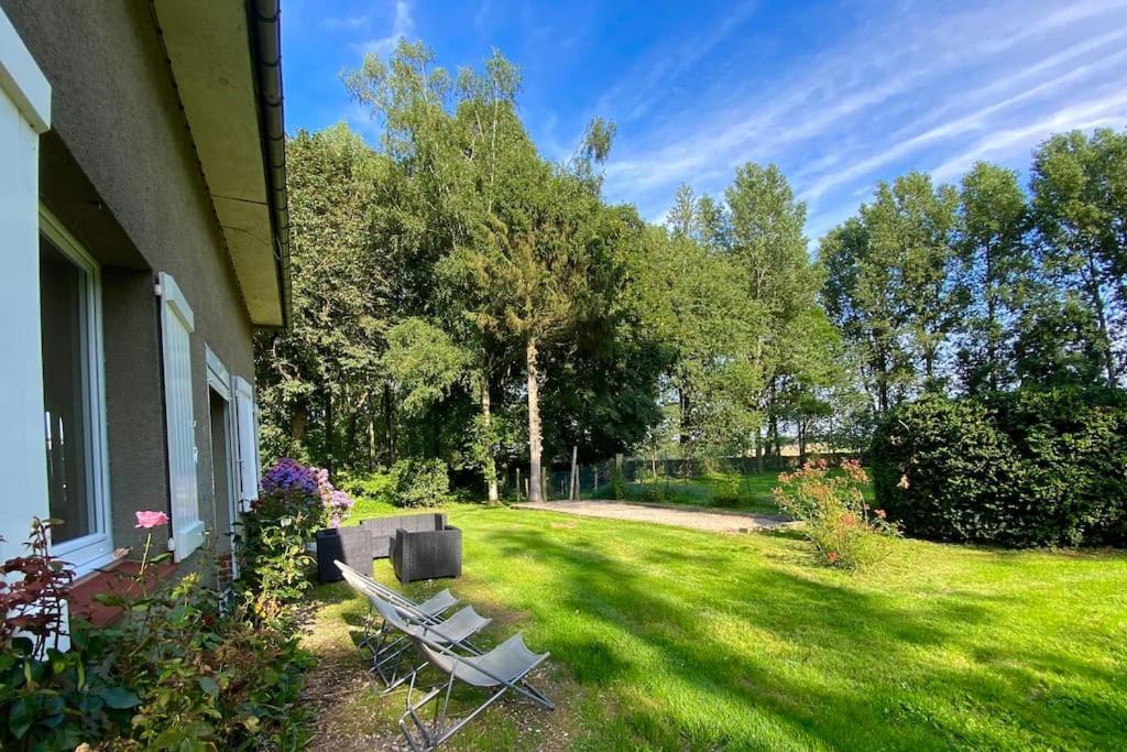 Vonkajšia záhrada v ubytovaní Villa Marie-Lou entièrement rénovée
