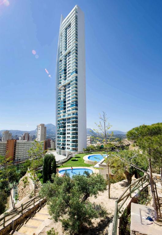 Fotografie z fotogalerie ubytování Terraza privada y soleada con vistas al mar - planta 26 v destinaci Benidorm