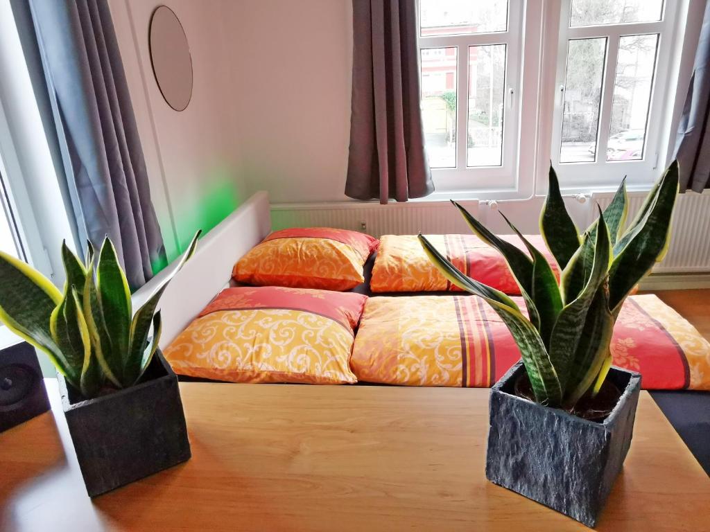Postel nebo postele na pokoji v ubytování Musashi Apartment 1