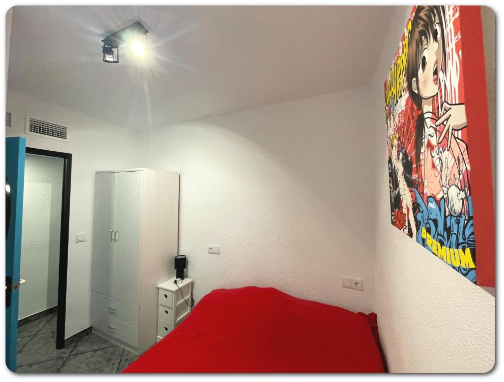 Posteľ alebo postele v izbe v ubytovaní Magnifique Appartement • vue sur mer • Santa Pola