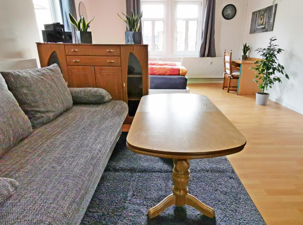 Posezení v ubytování Musashi Apartment 1