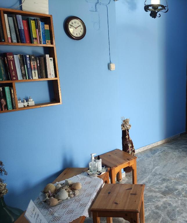 Knihovna v apartmánu