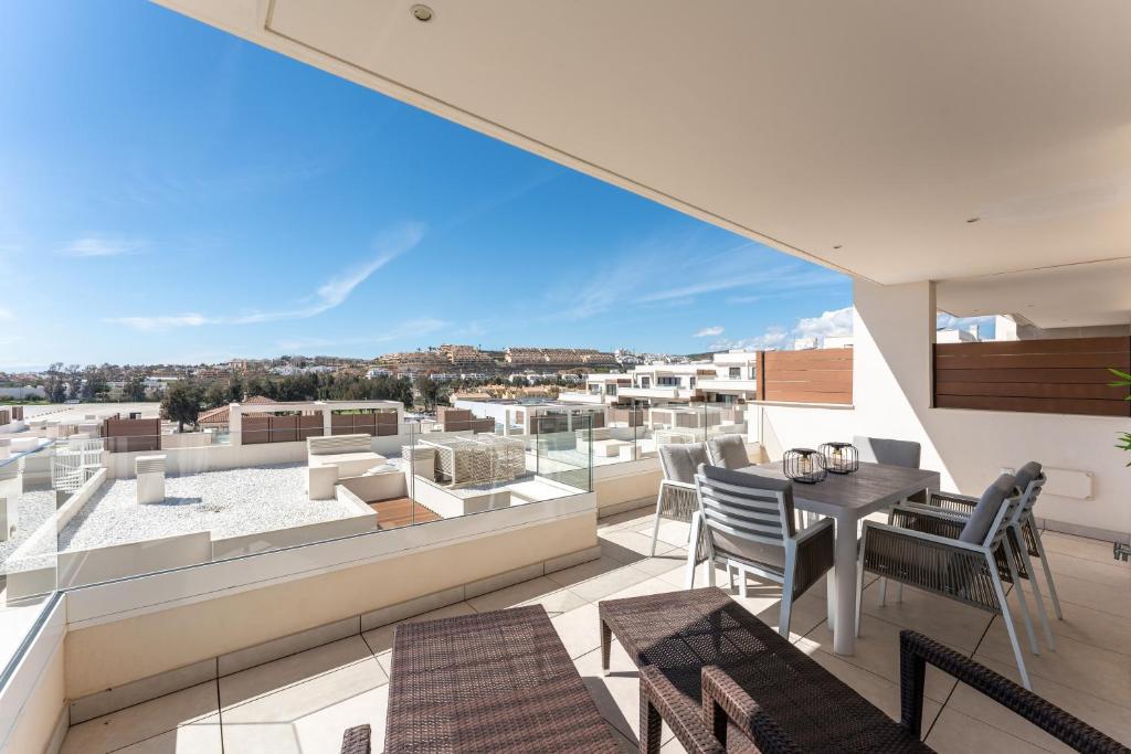 Balkón alebo terasa v ubytovaní 218 Cala de mijas Lotus Jardinana