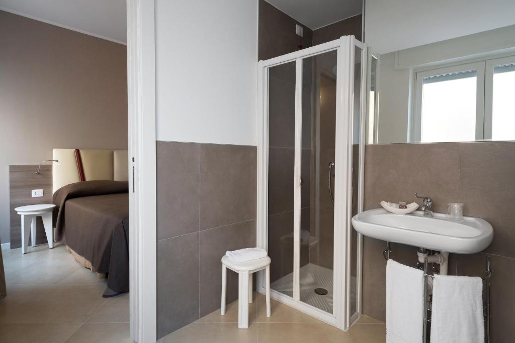 Koupelna v ubytování Guesthouse Verona