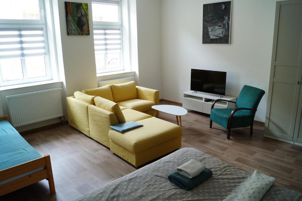 Posezení v ubytování Apartmány Mary