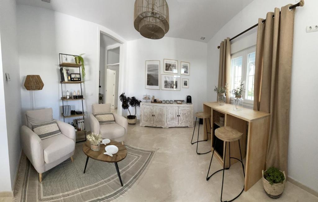 Posedenie v ubytovaní Apartamento Hoyo 20 de La Monacilla Golf