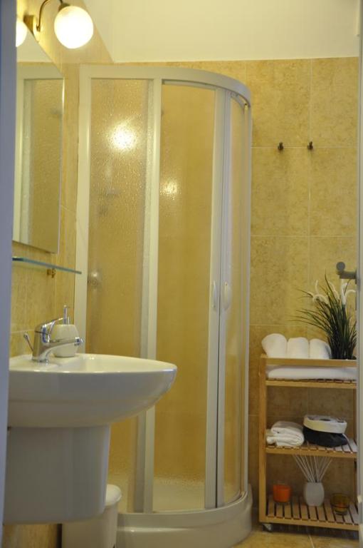 Koupelna v ubytování B&B Preludio