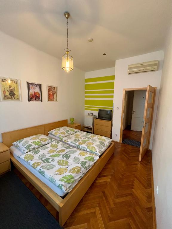 Postel nebo postele na pokoji v ubytování Penzion Viktoria