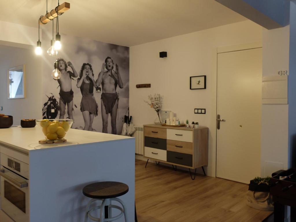 A kitchen or kitchenette at Up Benasque El Grito de Tarzan