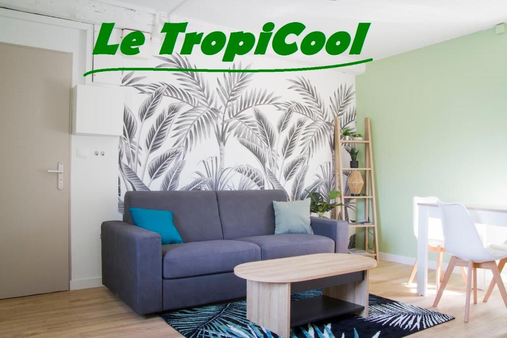 Le TropiCool tesisinde bir oturma alanı