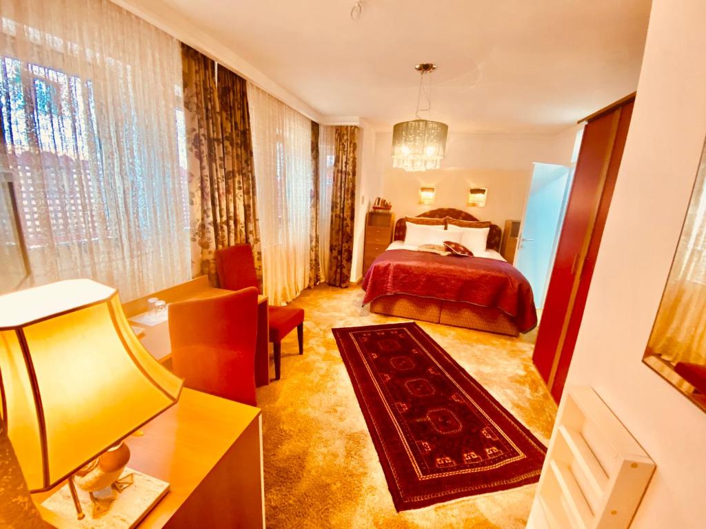 Postel nebo postele na pokoji v ubytování Halvat Guesthouse