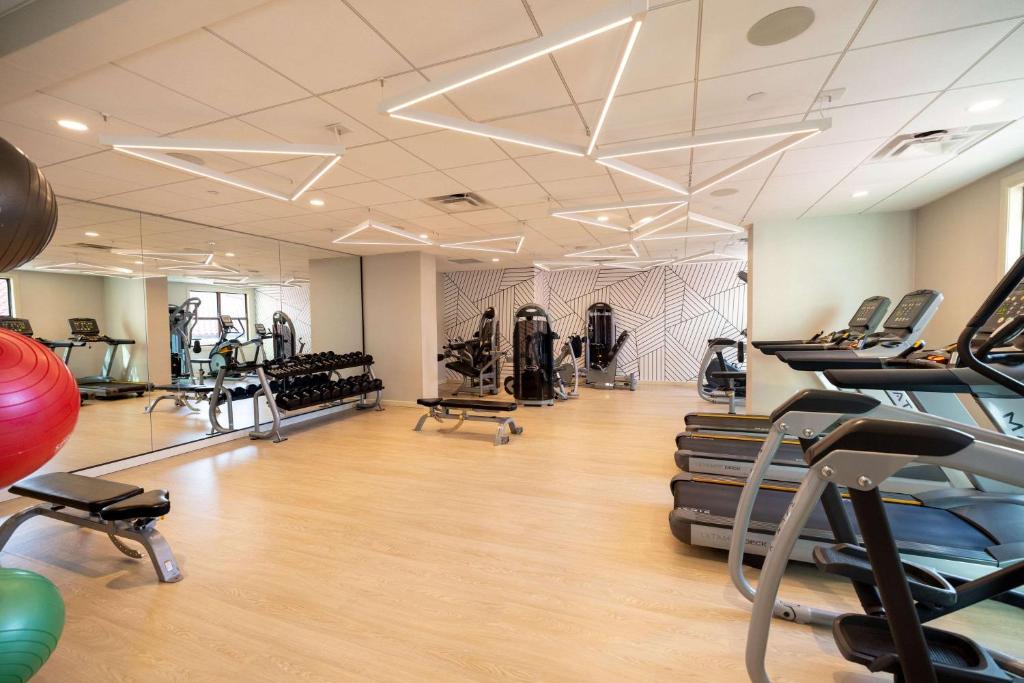 Fitness centrum a/nebo fitness zařízení v ubytování Hotel Viata