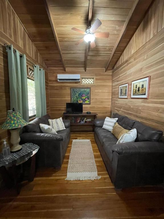 Posezení v ubytování Hacienda La Norma Boho Boutique Hotel